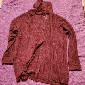 Hooded Cardigan, Size M